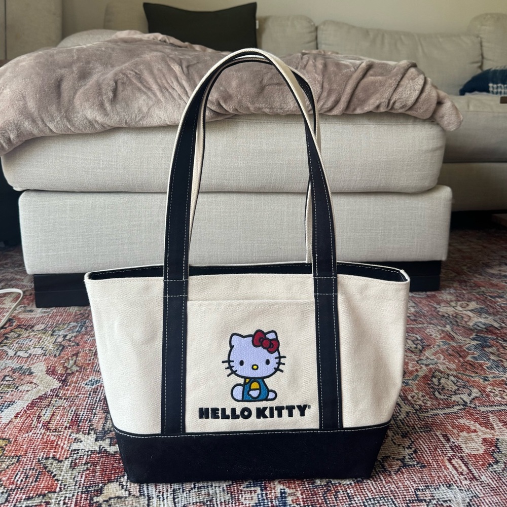 NEW BAGGU Heavyweight Canvas Hello Kitty Tote - Limited Edition